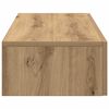 vidaXL Wall Shelf with Drawers Artisian Oak 80x33x17 cm Engineered Wood
