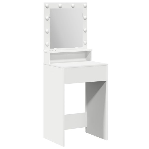 vidaXL Dressing Table White 50 x 41 x 135 cm Engineered Wood