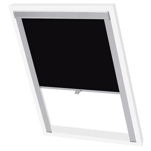 vidaXL Blackout Roller Blind Black UK08 GGL and GGU