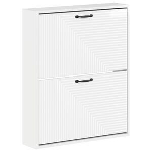 vidaXL Wall-Mounted Shoe Cabinet HAARLEM 71 x 17 x 86 cm
