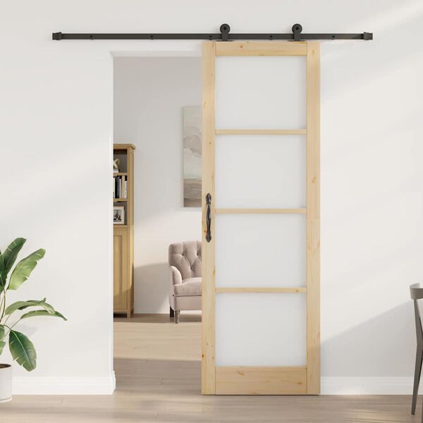 vidaXL Sliding Door ORKDAL Natural 78 x 232 cm