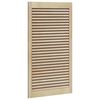 vidaXL Cabinet Door 4 pcs Natural 110 x 59.5 x 2.1 cm Solid pine wood