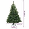 vidaXL Artificial Christmas Tree with 150 LEDs Green 150 cm PE and PVC