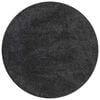 vidaXL Anti-slip Shaggy Rug Dark grey 120 x 120 cm PP