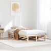 vidaXL Bed Frame without Mattress 100x200 cm Solid Wood Pine