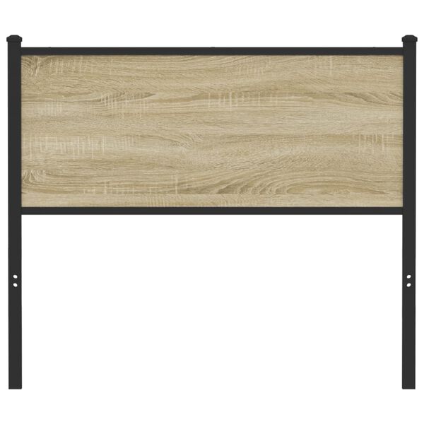 vidaXL Replace Headboard Sonoma 107 cm Engineered Wood and Steel