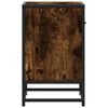 vidaXL Bedside Cabinet Smoked Oak 40x31x50 cm Engineered Wood