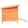 vidaXL Cat House Solid Pine & Fir Wood 50x46x43.5 cm