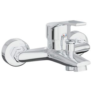 vidaXL Shower Mixer Tap Chrome G 1 / 2 inches