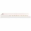 vidaXL Bed Frame White 80 x 210 cm Solid Pine Wood