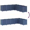 vidaXL Garden Planter Blue Grey 160x160x53 cm PP
