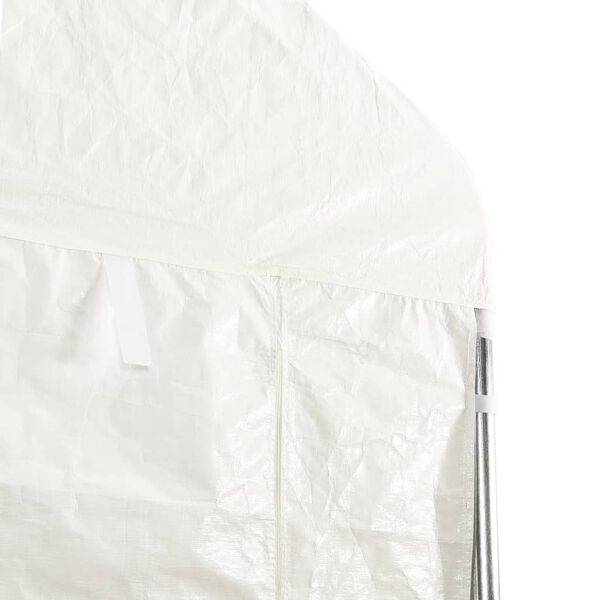 vidaXL Gazebo with Roof White 2.28x2.23x2.69 m Polyethylene