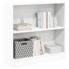 vidaXL Bookshelf White 80x24x75 cm Engineered Wood