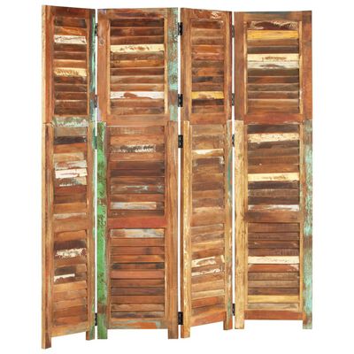 vidaXL Room Divider 168 cm Solid Wood Reclaimed