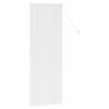 vidaXL Window Blind with Curtains Manual White Aluminium