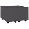 vidaXL Coffee Table Grey 60x60x38 cm Engineered Wood