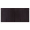 vidaXL Rug Rectangular Dark Brown100x200 cm Bamboo