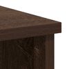 vidaXL Sideboard with Drawer Brown Oak 101x35x76 cm Engineered Wood