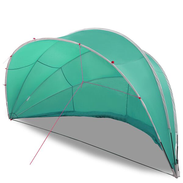 vidaXL Pool Dome Folding Manual Blue 546 x 516 x 250 cm