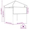 vidaXL Pop-up Canopy Tent Blue 200 x 200 cm Fabric