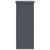 vidaXL Parcel Drop Box with Door Anthracite 44.5 x 29 x 110.5 cm Steel
