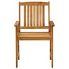 vidaXL Garden Chairs 6 pcs Solid Acacia Wood