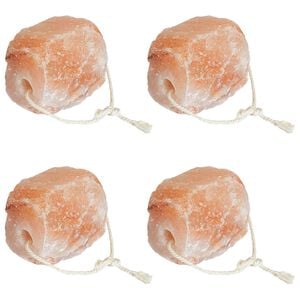 vidaXL Salt Lick Stones 4 pcs Pink Rock Salt