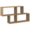 vidaXL Wall Shelf Artisan Oak 100x18x53 cm Engineered Wood