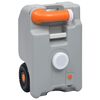 vidaXL Wheeled Water Tank for Camping 25 L Grey