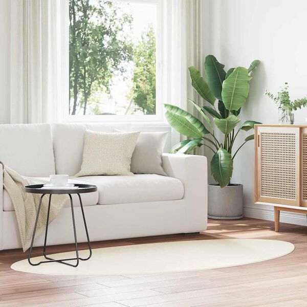 vidaXL Area Rugs HUARTE Cream 80 x 150 cm Polyester