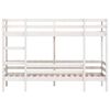 vidaXL Bunk Bed without Mattress White 90x190 cm Single Solid Wood Pine