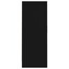 vidaXL Shoe Cabinet Black 60x35x92 cm Engineered Wood