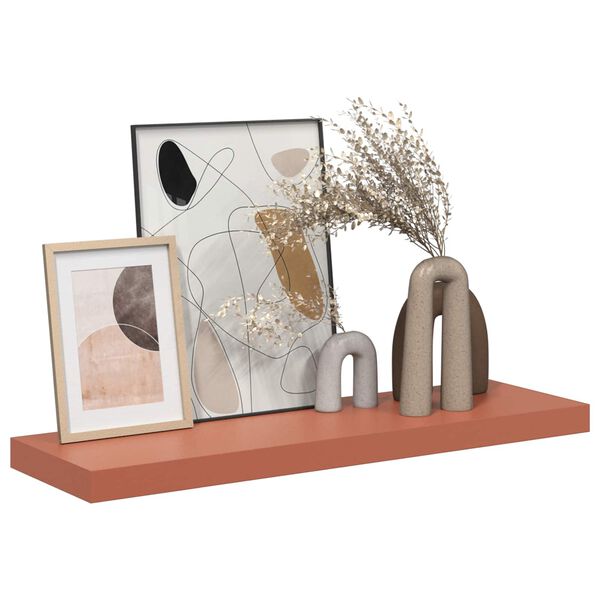 vidaXL Wall Shelf Wall-mounted Red 90 x 23.5 x 4 cm Engineered Wood