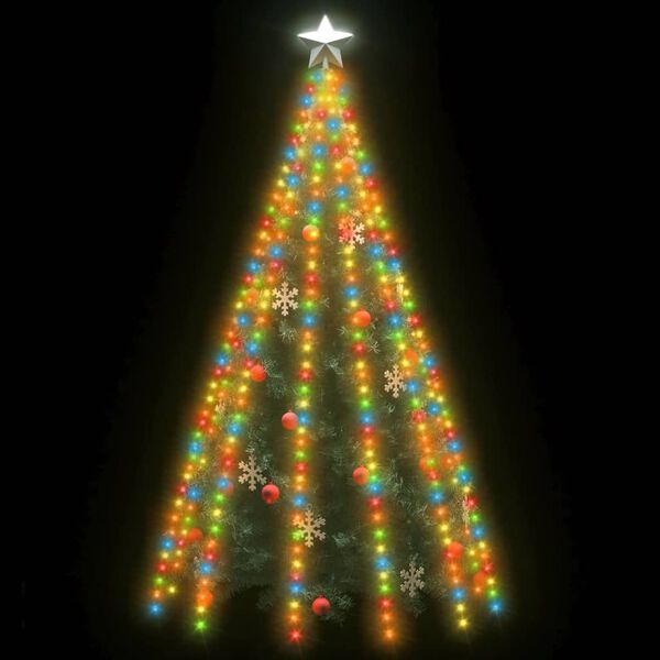 vidaXL Tree Lights with 500 LEDs Colourful 500 cm Indoor Outdoor