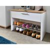 Germania Shoe Bench Top White and Sonoma Oak 3192-178