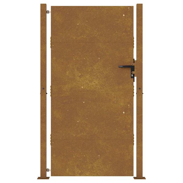 vidaXL Garden Gate 100x175 cm Corten Steel
