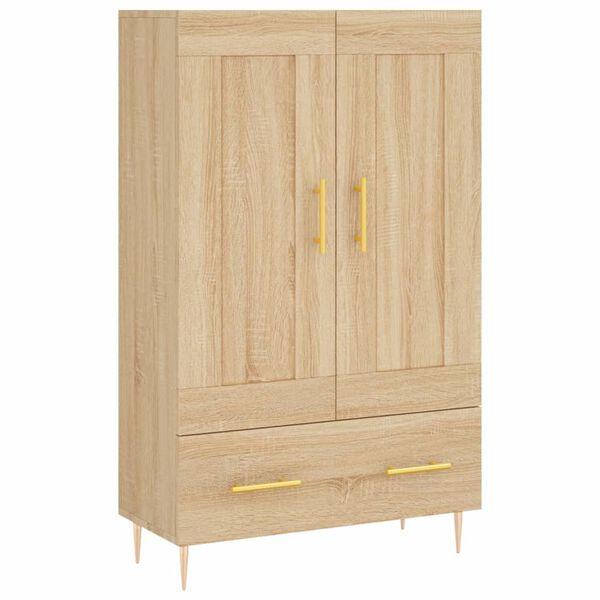 vidaXL Highboard Sonoma Oak 69.5x31x115 cm Engineered Wood