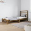 vidaXL Pull-out Day Bed without Mattress Honey Brown 2x(90x190) cm