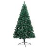 vidaXL Artificial Half Pre-lit Christmas Tree with Ball Set Green 120 cm