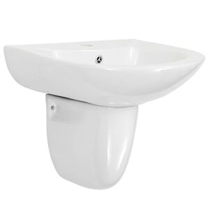 vidaXL Basin White 52 x 45 x 49 cm Glazed Ceramic