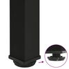 vidaXL Bar Table Legs 4 pcs Black 90-92 cm Steel