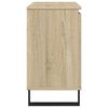 vidaXL Bathroom Cabinet Sonoma Oak 58x33x60 cm Engineered Wood