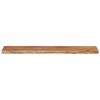vidaXL Wall Shelf 100x20x3.8 cm Rectangular Solid Wood Acacia Live Edge
