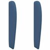 vidaXL Headboard Ear Blue 80 x 23 x 6 cm Fabric