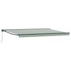 vidaXL Awning Frame Green and White 500 x 300 cm