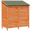 vidaXL Garden Shed Brown 106 x 56 x 113.5 cm Solid Fir Wood