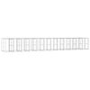 vidaXL Outdoor Dog Kennel Galvanised Steel 29,04 m&sup2;