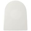 vidaXL Soft-close Toilet Seat with Quick-release Design White Square