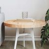 vidaXL Table Top Round &Oslash;50x3 cm Solid Wood Pine