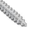 vidaXL Wood Screw 2 pcs Silver 9.8 x 53 mm Steel